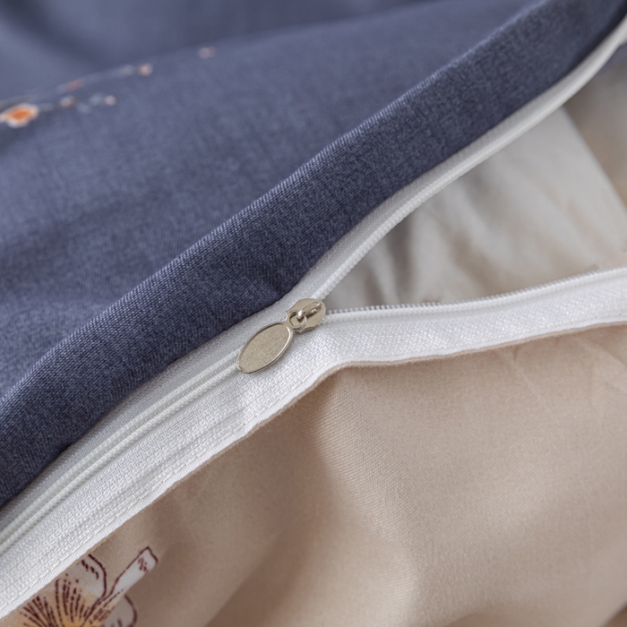 91家纺网 家纺一手货源 找家纺 文黛家居 2025新款-植物羊绒大版花四件套 陌上花开