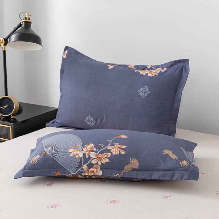 91家纺网 家纺一手货源 找家纺 文黛家居 2025新款-植物羊绒大版花四件套 陌上花开