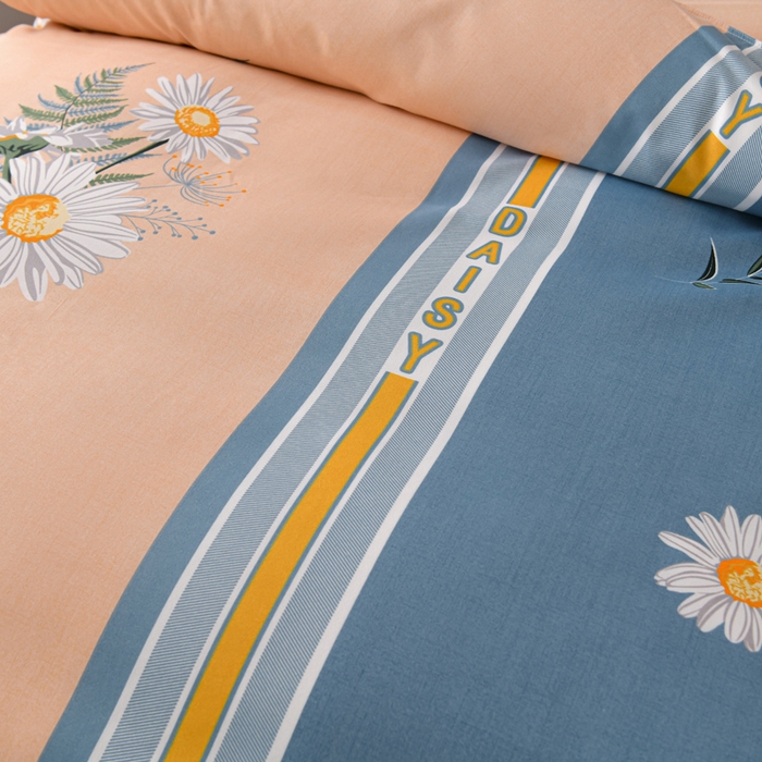 91家纺网 家纺一手货源 找家纺 文黛家居 2025新款-植物羊绒大版花四件套 情满菊花