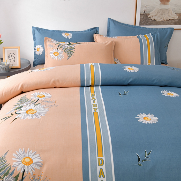 91家纺网 家纺一手货源 找家纺 文黛家居 2025新款-植物羊绒大版花四件套 情满菊花