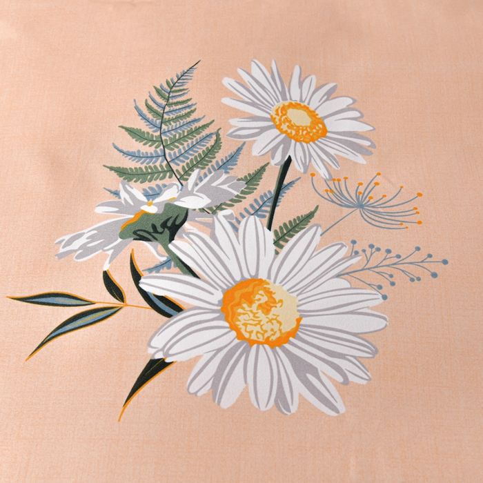 91家纺网 家纺一手货源 找家纺 文黛家居 2025新款-植物羊绒大版花四件套 情满菊花