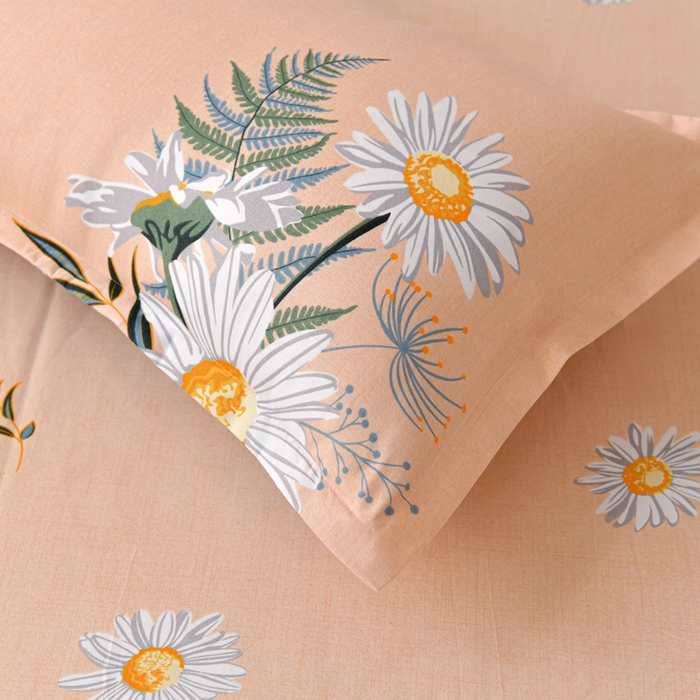 91家纺网 家纺一手货源 找家纺 文黛家居 2025新款-植物羊绒大版花四件套 情满菊花