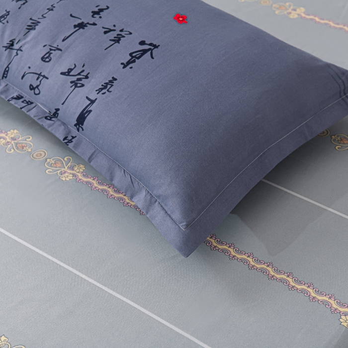 91家纺网 家纺一手货源 找家纺 文黛家居 2025新款-植物羊绒大版花四件套 喜上眉梢