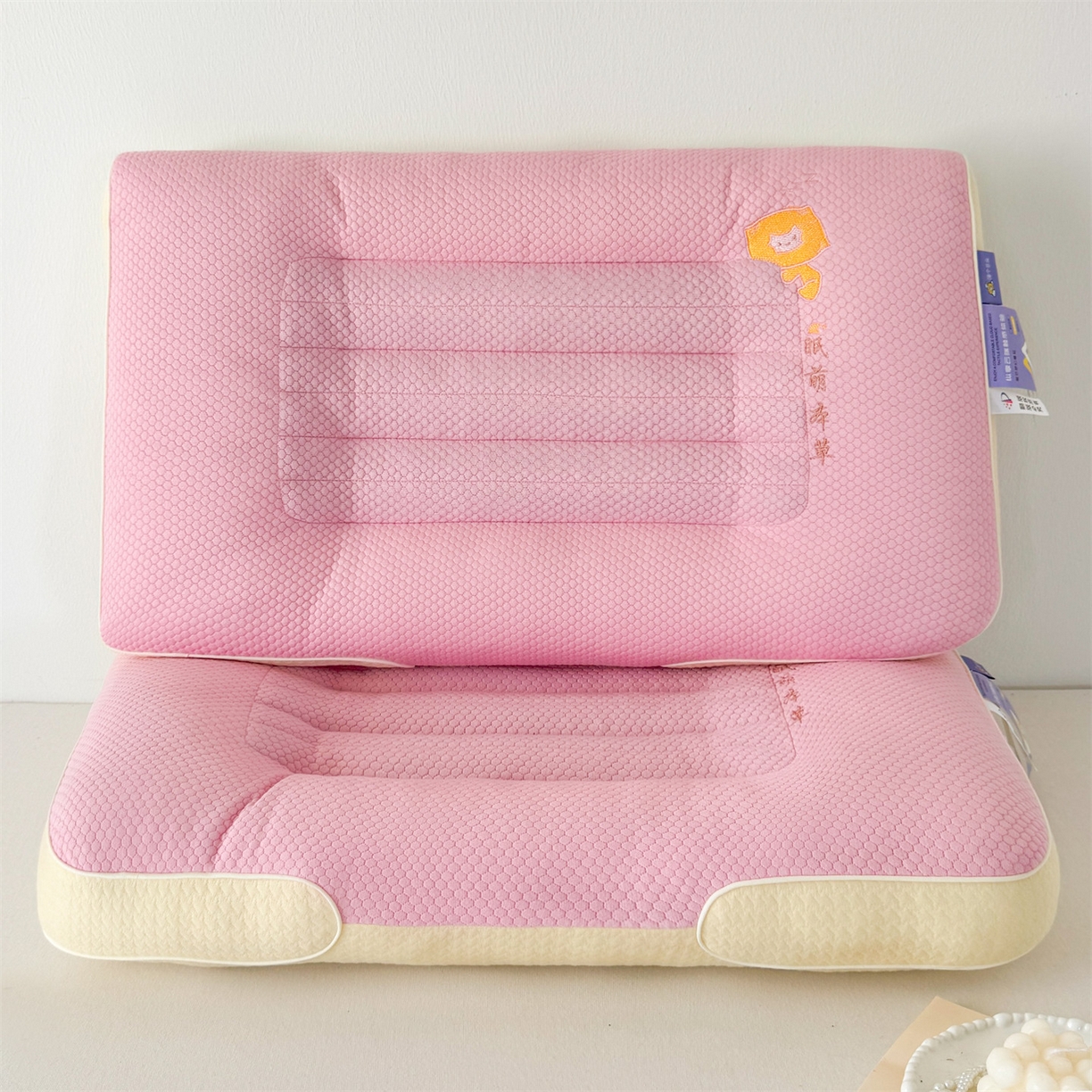 91家纺网 家纺一手货源 找家纺 （总）麦肯锡 2025新款眠萌草本决明子护颈枕枕头枕芯单枕芯