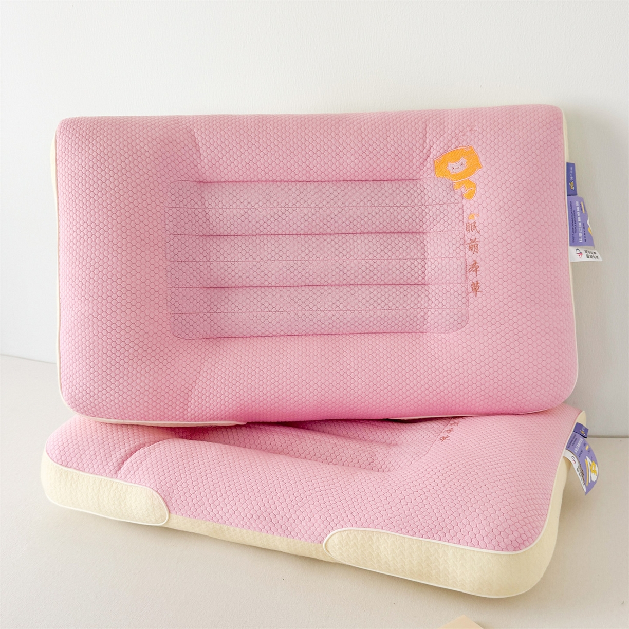 91家纺网 家纺一手货源 找家纺 （总）麦肯锡 2025新款眠萌草本决明子护颈枕枕头枕芯单枕芯