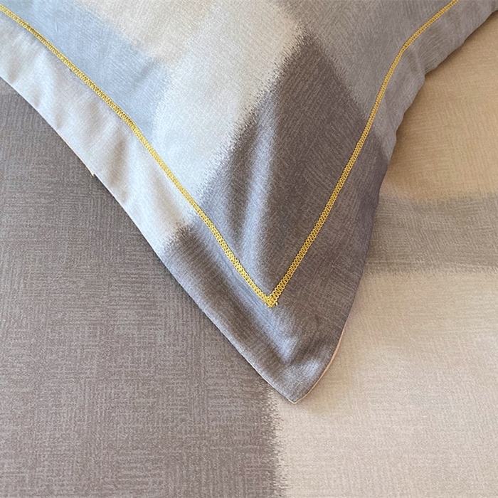 91家纺网 家纺一手货源 找家纺 悦织湾家纺 2025新款100%全棉磨毛四件套加厚加密喷气织造纯棉床上用品印花卡通小清新 克洛伊奶咖