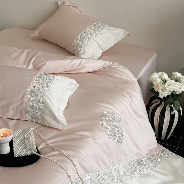 （总）鹿班家居 2024新款100S长绒棉高精密刺绣系列——间隙花影（标准会员-20）