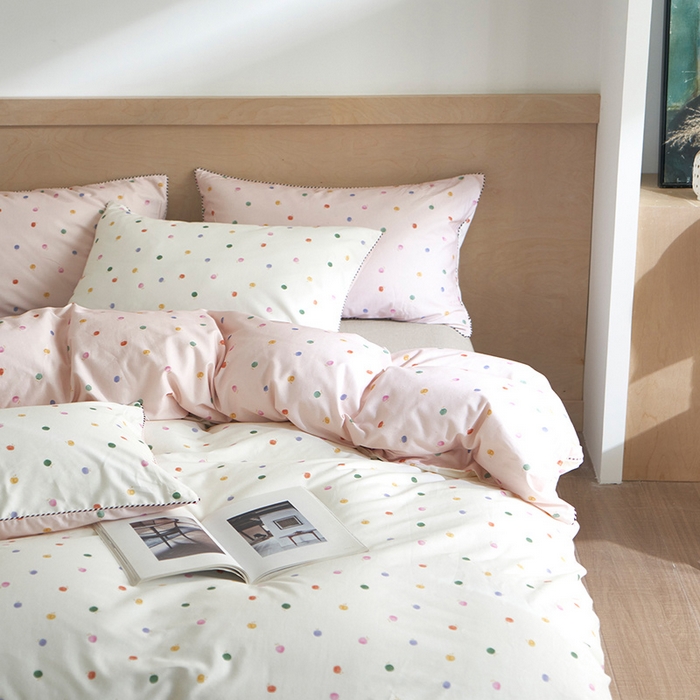 91家纺网 家纺一手货源 找家纺 （总）橙艺家居 2025新款滚绳款全棉纯棉磨毛四件套