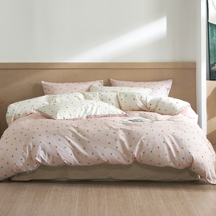 91家纺网 家纺一手货源 找家纺 （总）橙艺家居 2025新款滚绳款全棉纯棉磨毛四件套