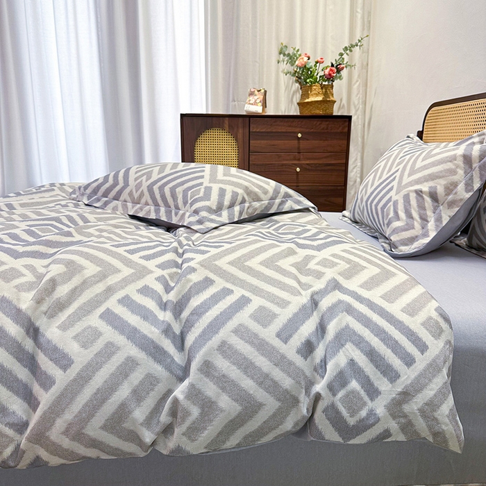 91家纺网 家纺一手货源 找家纺 （总）橙艺家居 2025新款秋冬全棉纯棉磨毛四件套