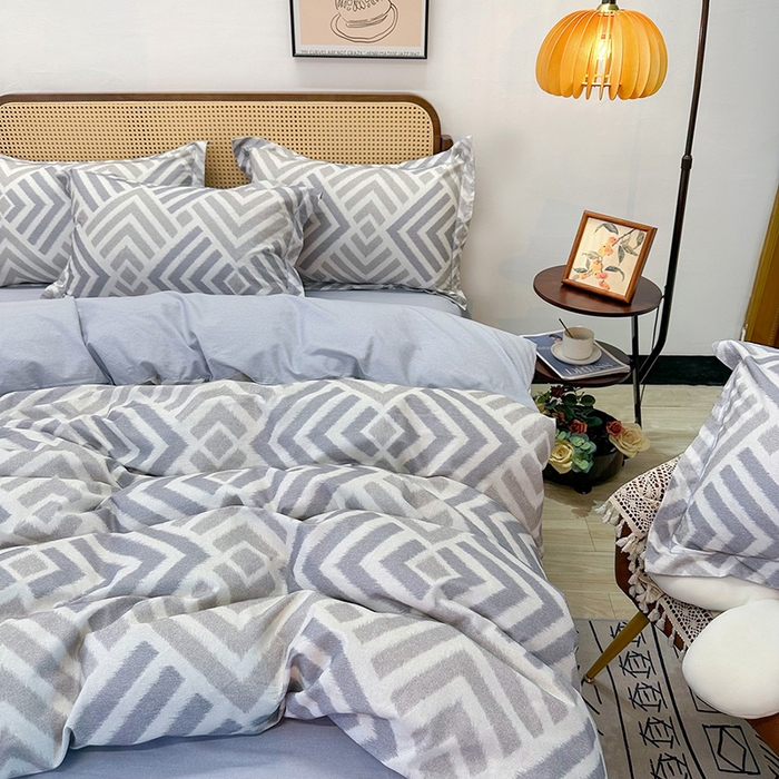 91家纺网 家纺一手货源 找家纺 （总）橙艺家居 2025新款秋冬全棉纯棉磨毛四件套