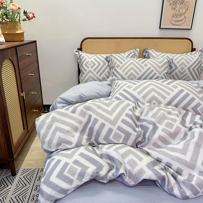 91家纺网 家纺一手货源 找家纺 （总）橙艺家居 2025新款秋冬全棉纯棉磨毛四件套