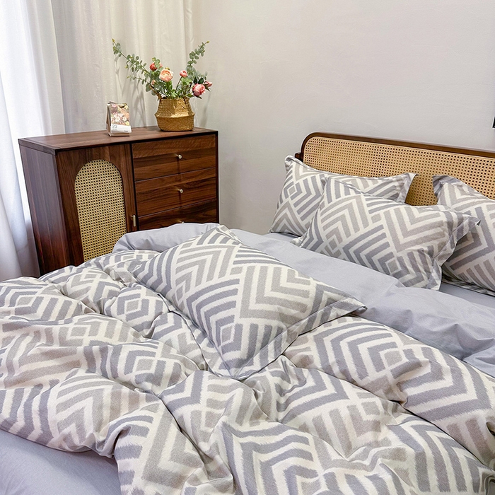 91家纺网 家纺一手货源 找家纺 （总）橙艺家居 2025新款秋冬全棉纯棉磨毛四件套