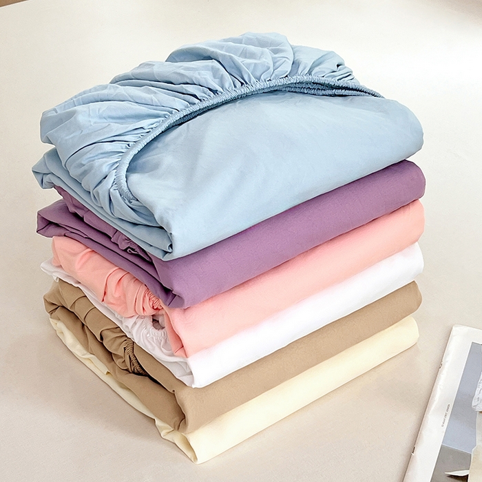 91家纺网 家纺一手货源 找家纺 （总）优佳优品 2025新款亲肤水洗棉纯色单品床笠