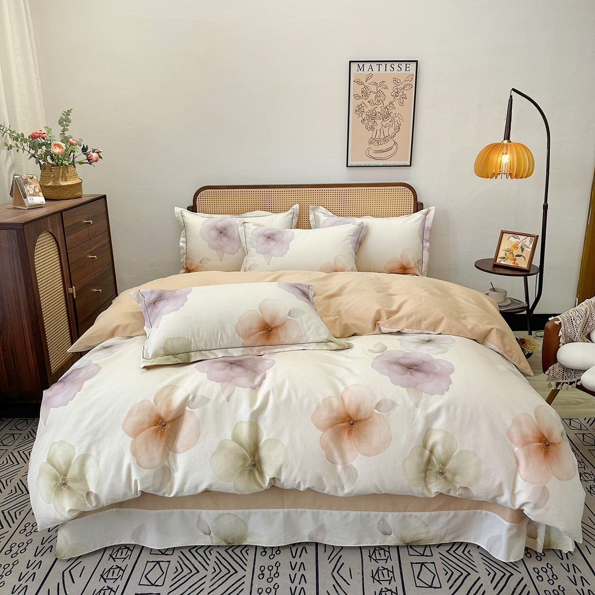 91家纺网 家纺一手货源 找家纺 （总）橙艺家居 2025新款秋冬全棉纯棉磨毛四件套