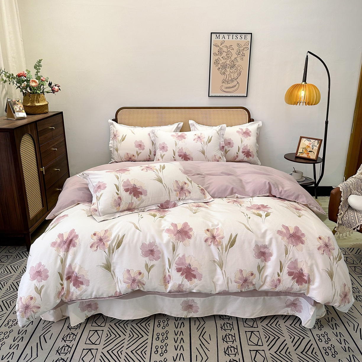 91家纺网 家纺一手货源 找家纺 （总）橙艺家居 2025新款秋冬全棉纯棉磨毛四件套