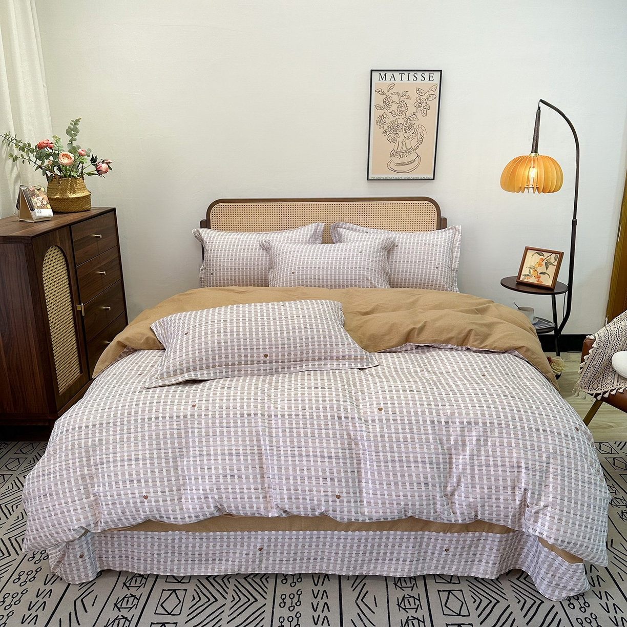 91家纺网 家纺一手货源 找家纺 （总）橙艺家居 2025新款秋冬全棉纯棉磨毛四件套