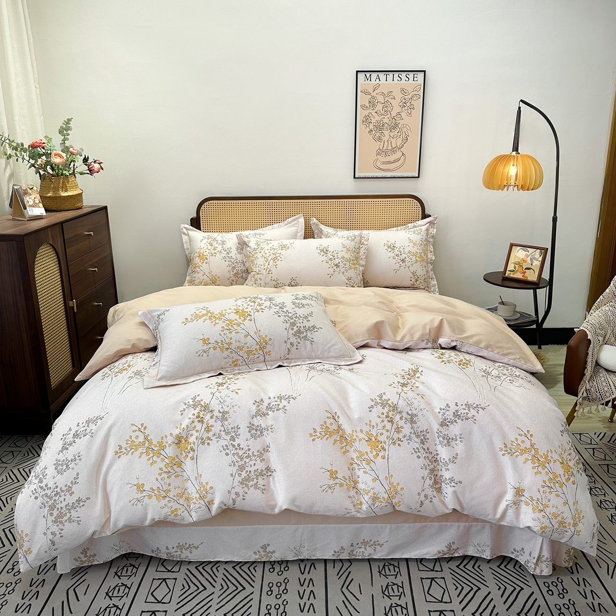 91家纺网 家纺一手货源 找家纺 （总）橙艺家居 2025新款秋冬全棉纯棉磨毛四件套