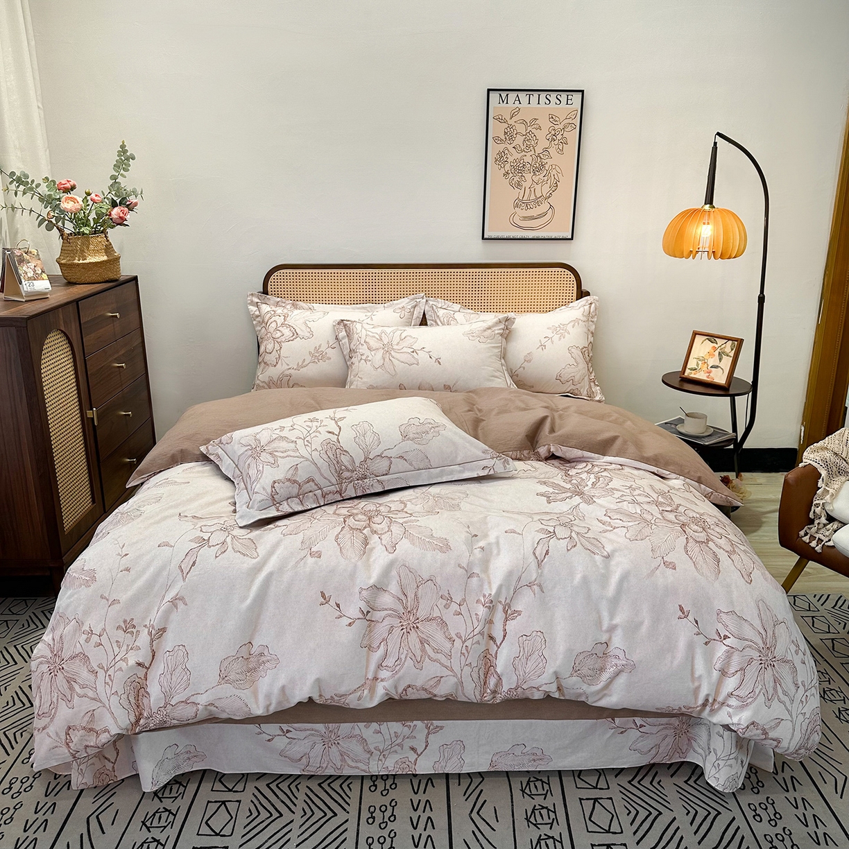 91家纺网 家纺一手货源 找家纺 （总）橙艺家居 2025新款秋冬全棉纯棉磨毛四件套