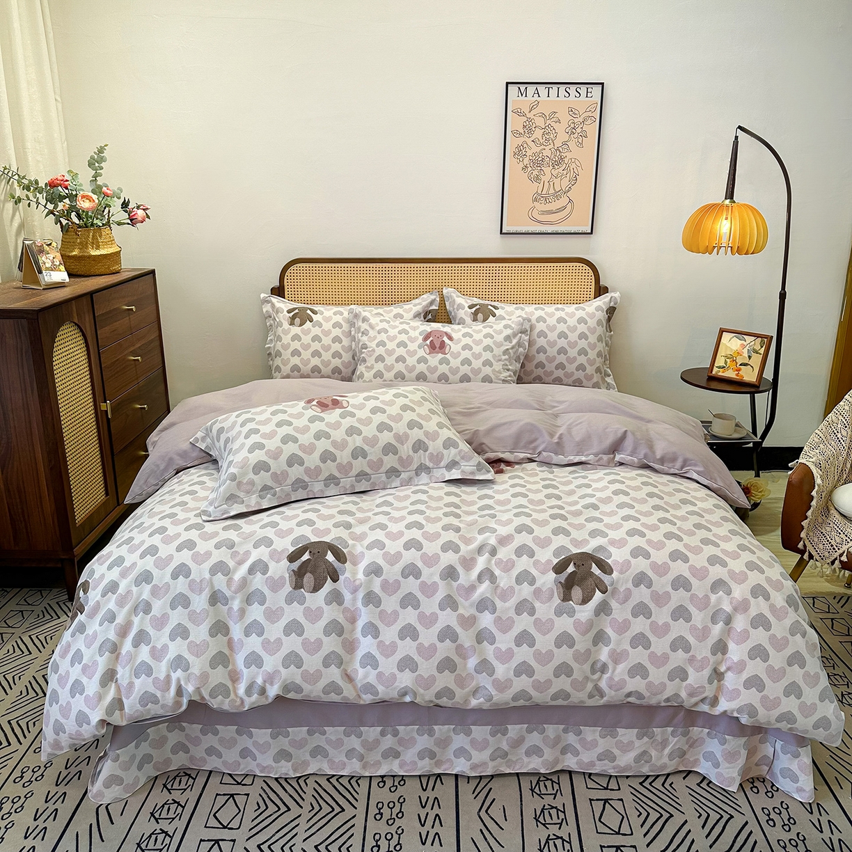 91家纺网 家纺一手货源 找家纺 （总）橙艺家居 2025新款秋冬全棉纯棉磨毛四件套