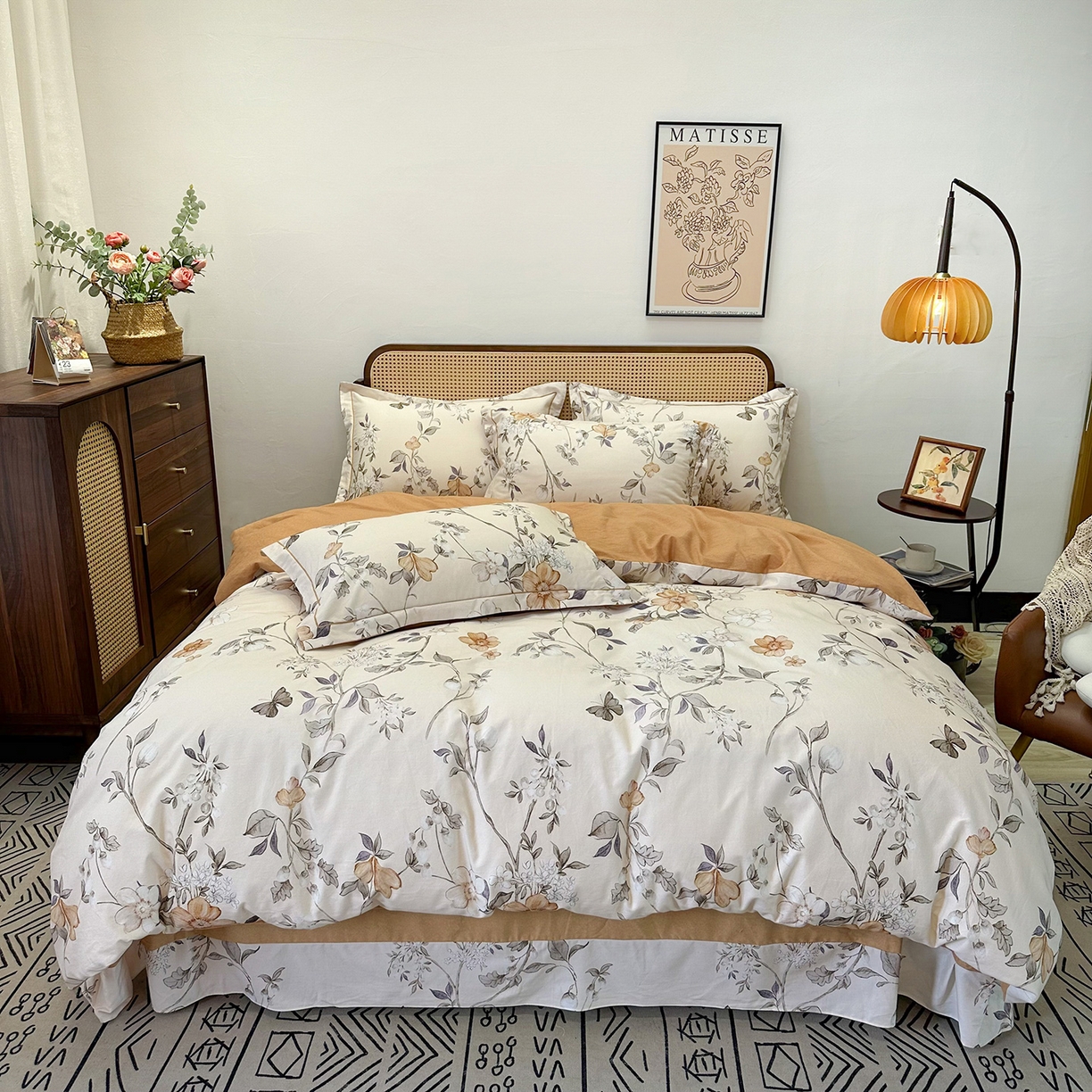 91家纺网 家纺一手货源 找家纺 （总）橙艺家居 2025新款秋冬全棉纯棉磨毛四件套