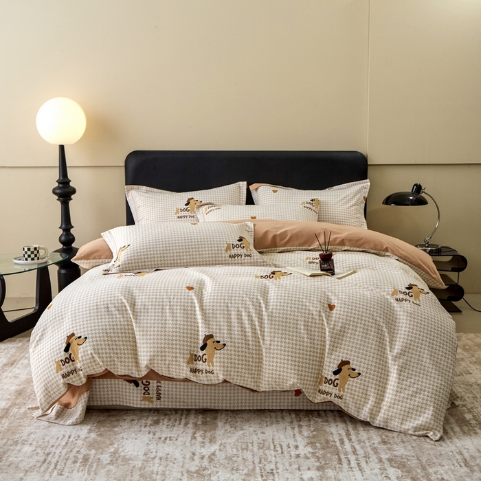 91家纺网 家纺一手货源 找家纺 （总）橙艺家居 2025新款秋冬全棉纯棉磨毛四件套