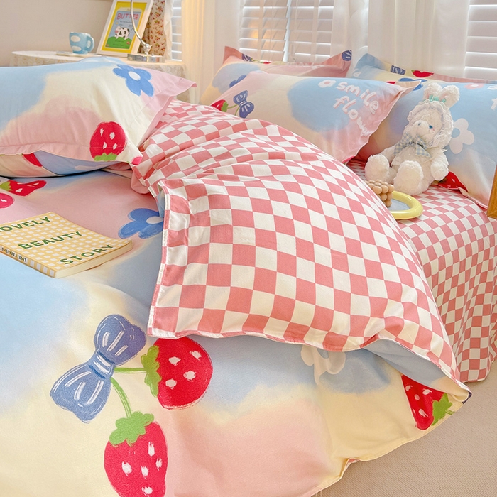 91家纺网 家纺一手货源 找家纺 （总）文黛家居 2025新款植物羊绒小版花四件套