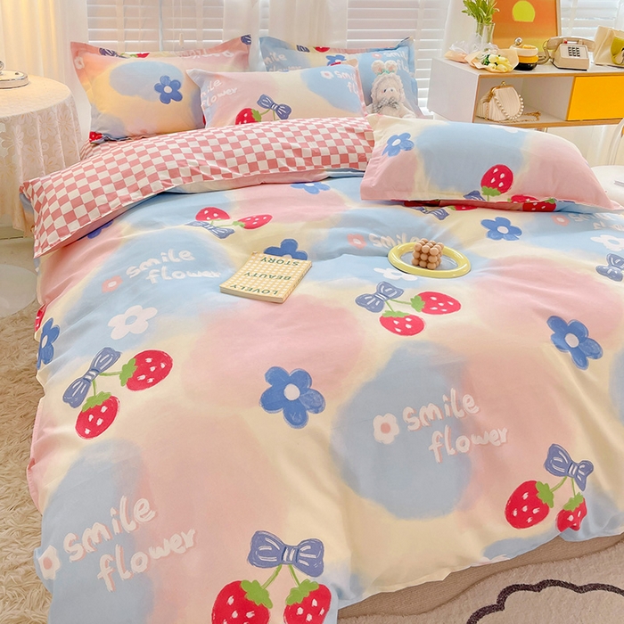 91家纺网 家纺一手货源 找家纺 （总）文黛家居 2025新款植物羊绒小版花四件套