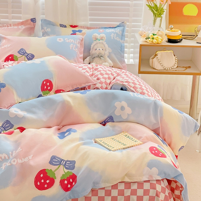 91家纺网 家纺一手货源 找家纺 （总）文黛家居 2025新款植物羊绒小版花四件套