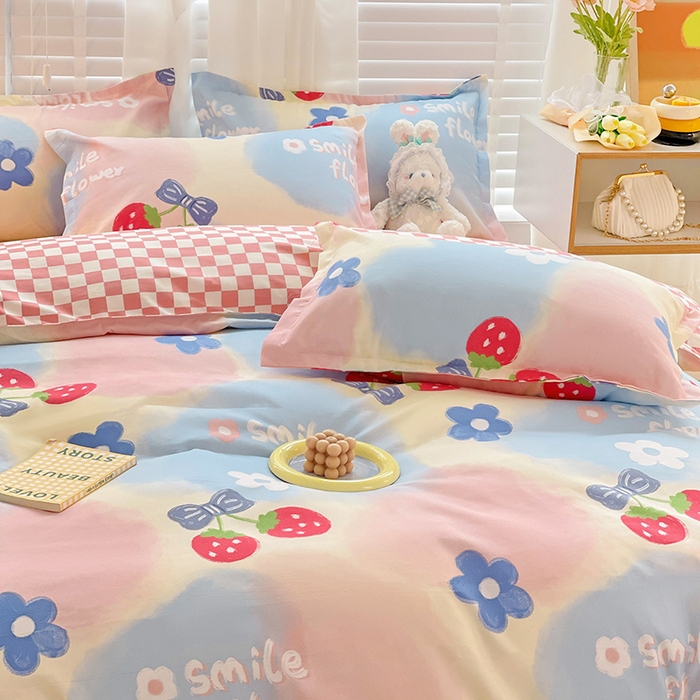 91家纺网 家纺一手货源 找家纺 （总）文黛家居 2025新款植物羊绒小版花四件套