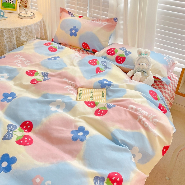 91家纺网 家纺一手货源 找家纺 （总）文黛家居 2025新款植物羊绒小版花四件套