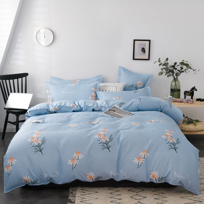 91家纺网 家纺一手货源 找家纺 （总）文黛2025新款植物羊绒小版花四件套-场景2