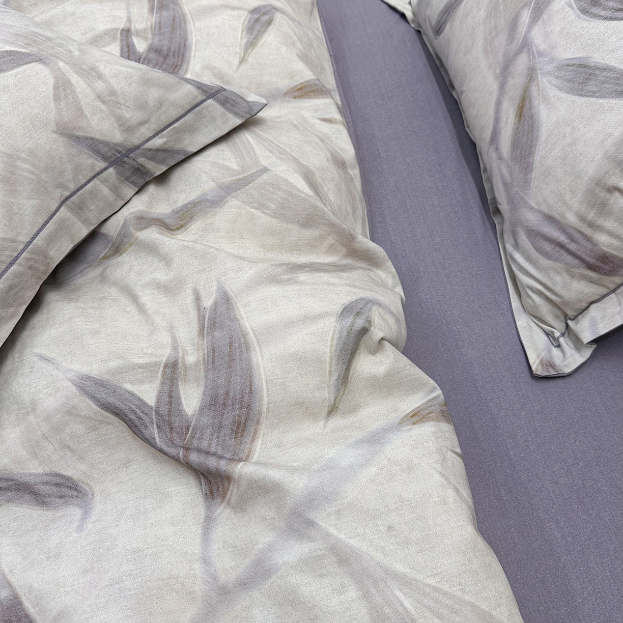 91家纺网 家纺一手货源 找家纺 橙艺家居 2025新款秋冬全棉纯棉磨毛四件套 清风徐来