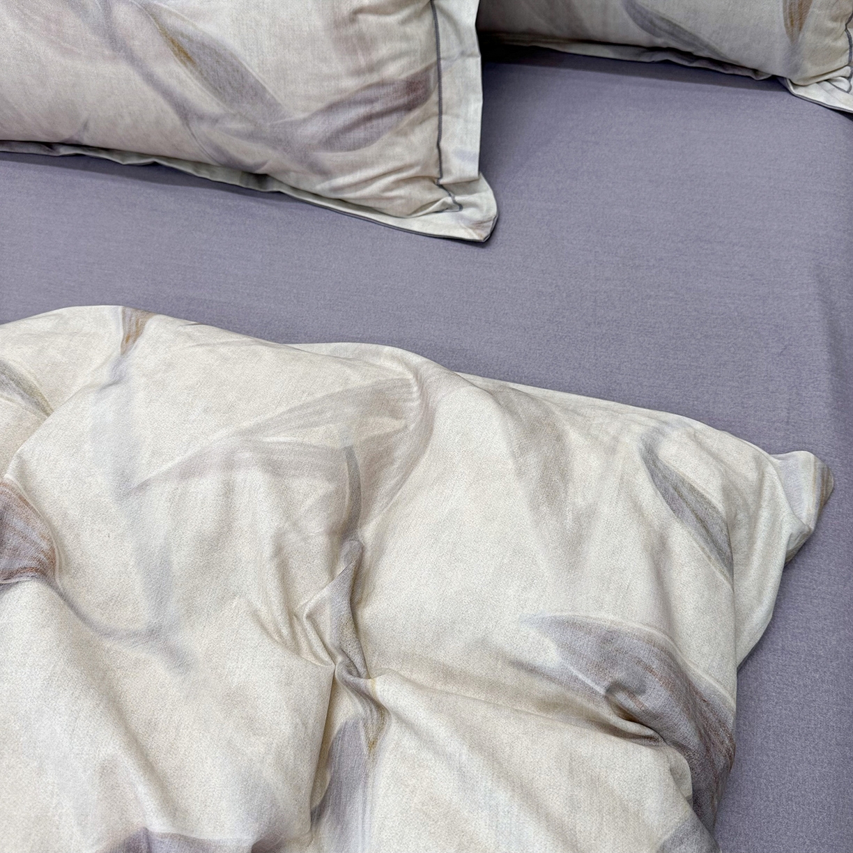 91家纺网 家纺一手货源 找家纺 橙艺家居 2025新款秋冬全棉纯棉磨毛四件套 清风徐来