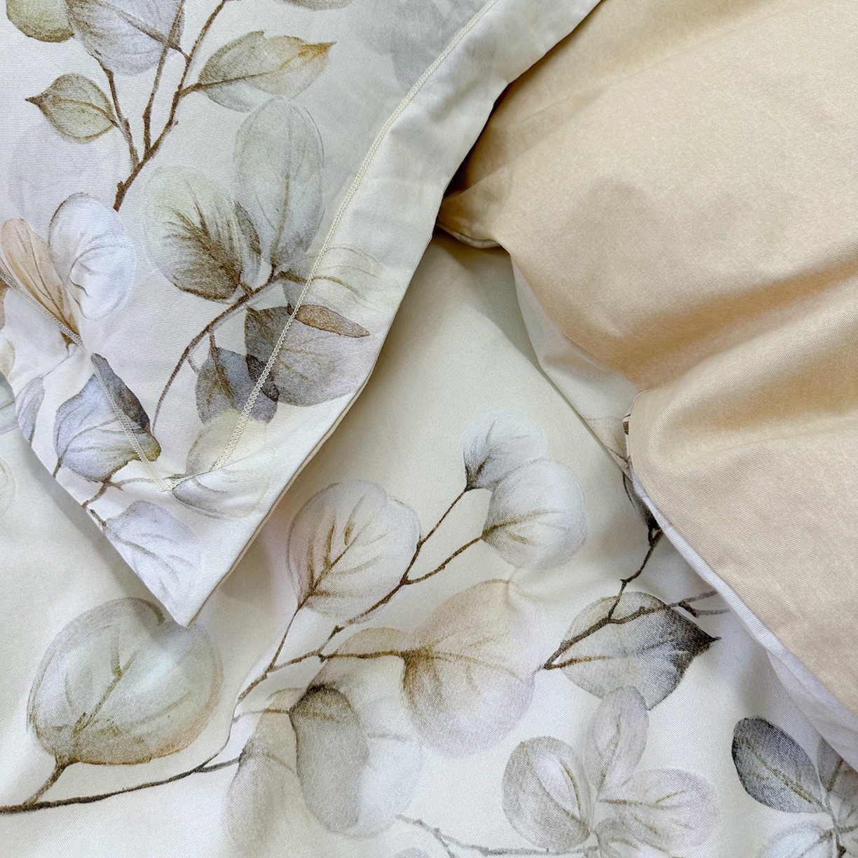 91家纺网 家纺一手货源 找家纺 橙艺家居 2025新款秋冬全棉纯棉磨毛四件套 舒蔓枝