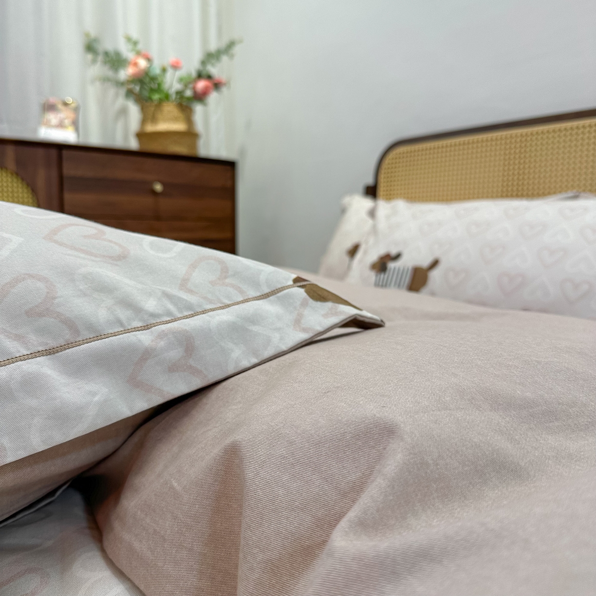 91家纺网 家纺一手货源 找家纺 橙艺家居 2025新款秋冬全棉纯棉磨毛四件套 旺趣