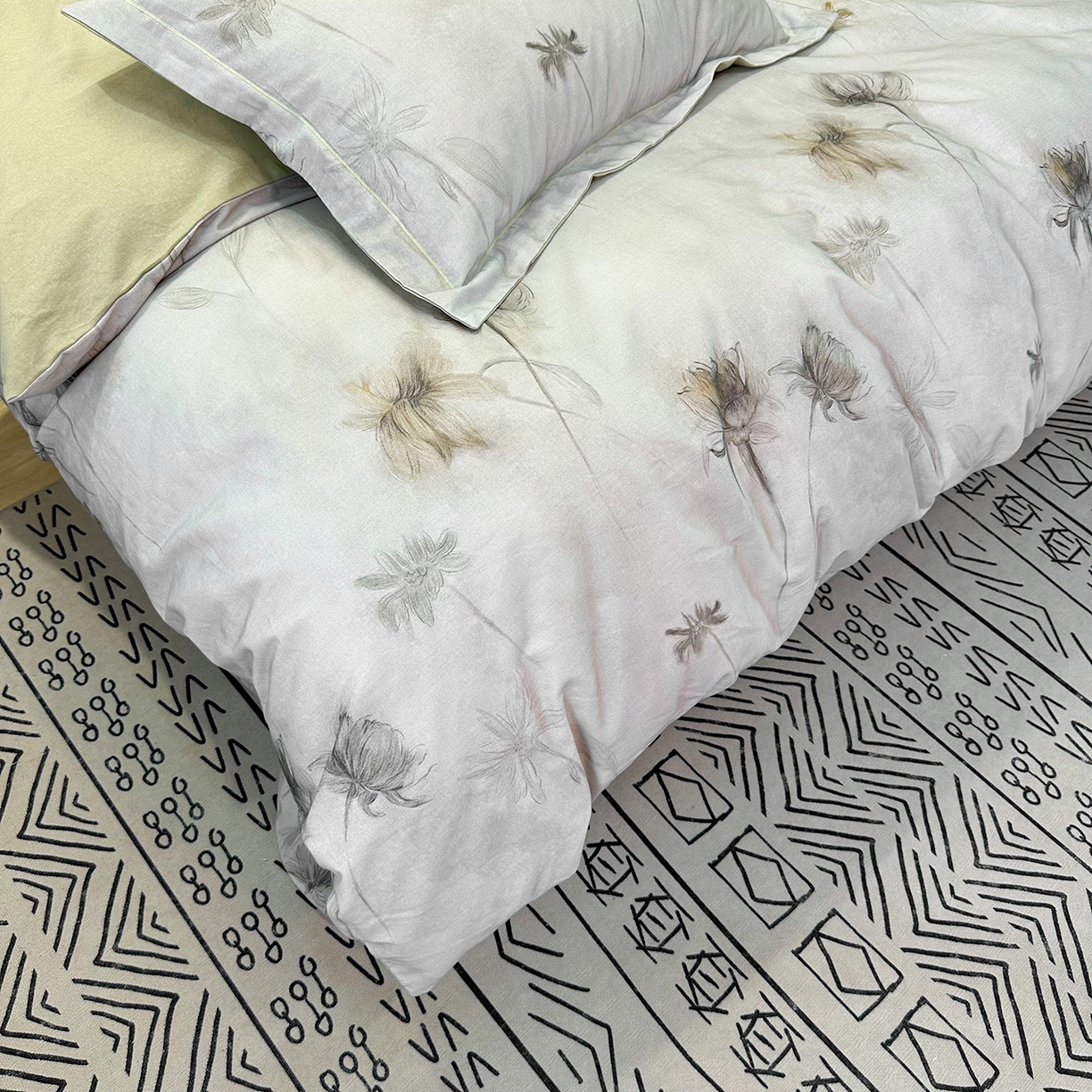 91家纺网 家纺一手货源 找家纺 橙艺家居 2025新款秋冬全棉纯棉磨毛四件套 嬉秋集