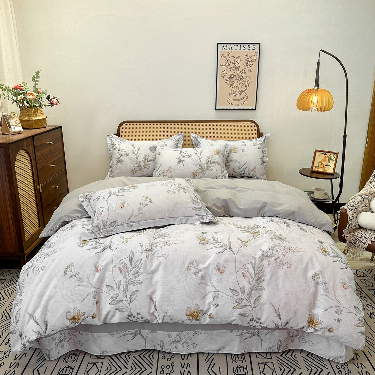 橙艺家居 2025新款秋冬全棉纯棉磨毛四件套梦醒时分