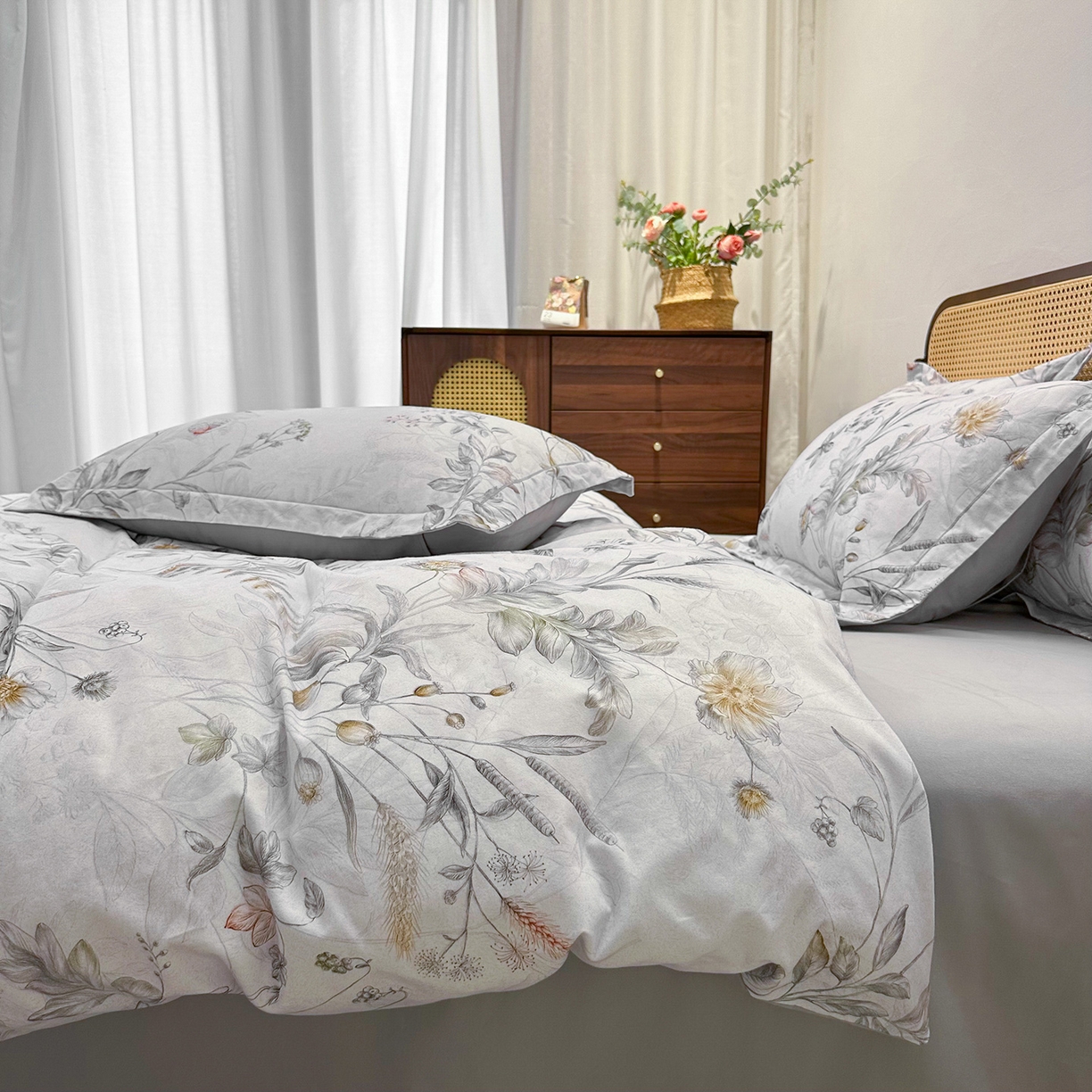 91家纺网 家纺一手货源 找家纺 橙艺家居 2025新款秋冬全棉纯棉磨毛四件套 