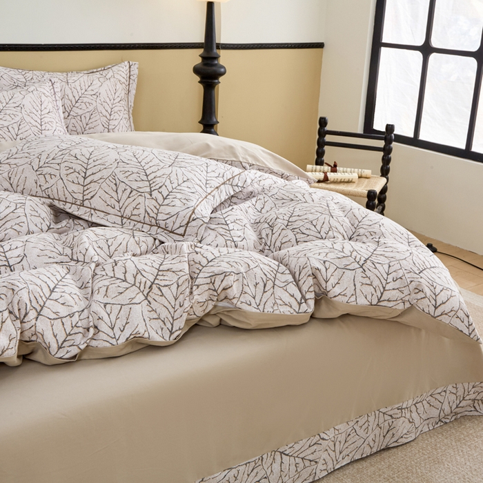 91家纺网 家纺一手货源 找家纺 橙艺家居 2025新款秋冬全棉纯棉磨毛四件套 晨梦