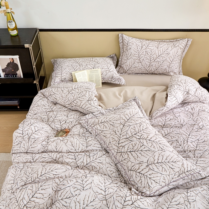 91家纺网 家纺一手货源 找家纺 橙艺家居 2025新款秋冬全棉纯棉磨毛四件套 晨梦