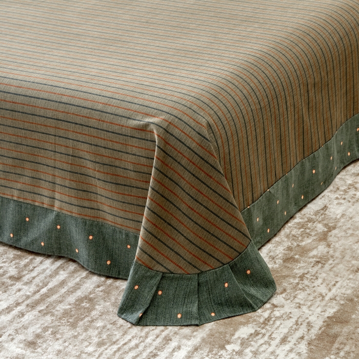 91家纺网 家纺一手货源 找家纺 橙艺家居 2025新款秋冬全棉纯棉磨毛四件套 点点星辰