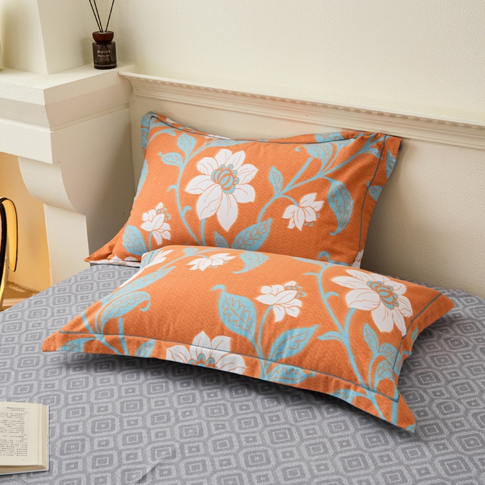 91家纺网 家纺一手货源 找家纺 橙艺家居 2025新款秋冬全棉纯棉磨毛四件套 克洛尼