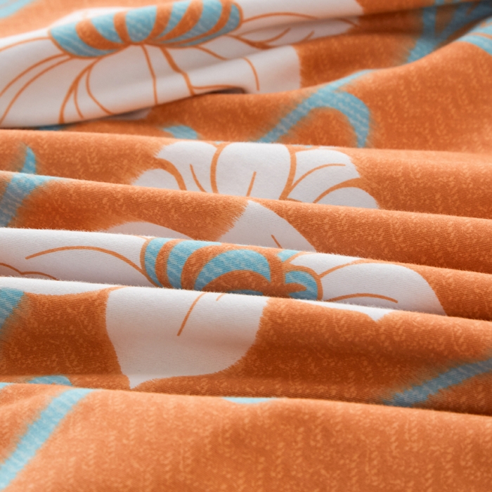 91家纺网 家纺一手货源 找家纺 橙艺家居 2025新款秋冬全棉纯棉磨毛四件套 克洛尼