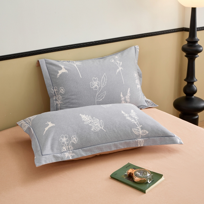 91家纺网 家纺一手货源 找家纺 橙艺家居 2025新款秋冬全棉纯棉磨毛四件套 芊芊之恋