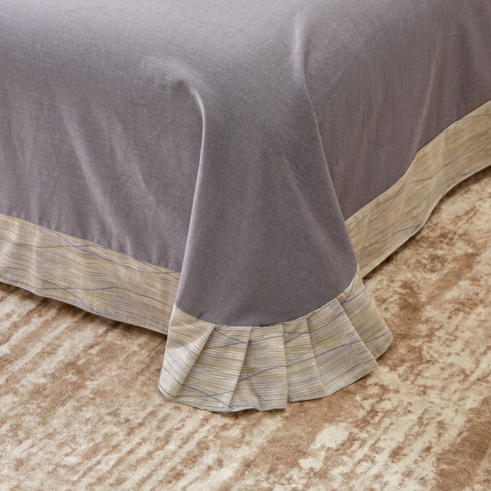 91家纺网 家纺一手货源 找家纺 橙艺家居 2025新款秋冬全棉纯棉磨毛四件套 寻意