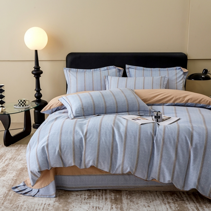 91家纺网 家纺一手货源 找家纺 橙艺家居 2025新款秋冬全棉纯棉磨毛四件套 妆海