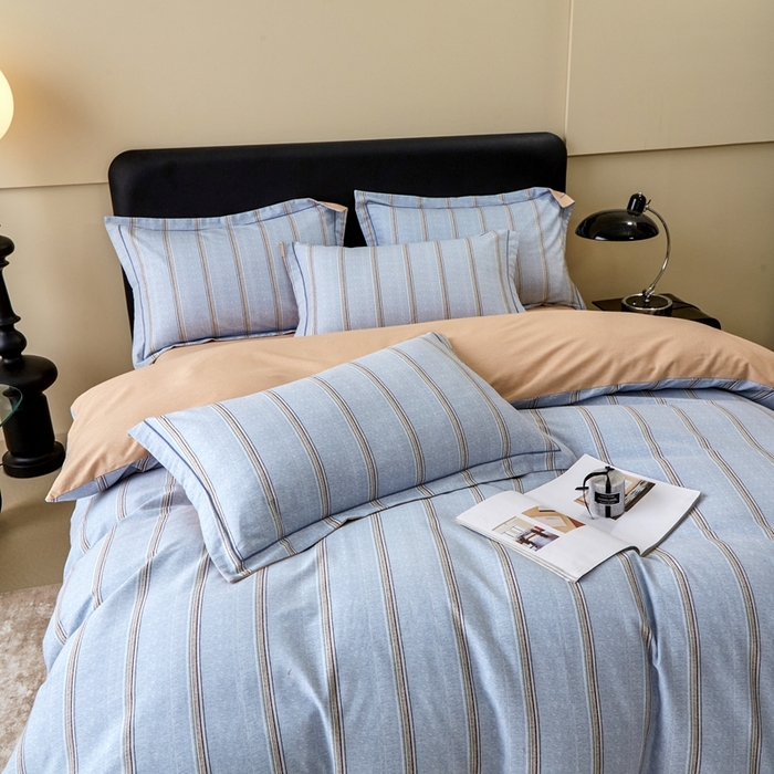 91家纺网 家纺一手货源 找家纺 橙艺家居 2025新款秋冬全棉纯棉磨毛四件套 妆海