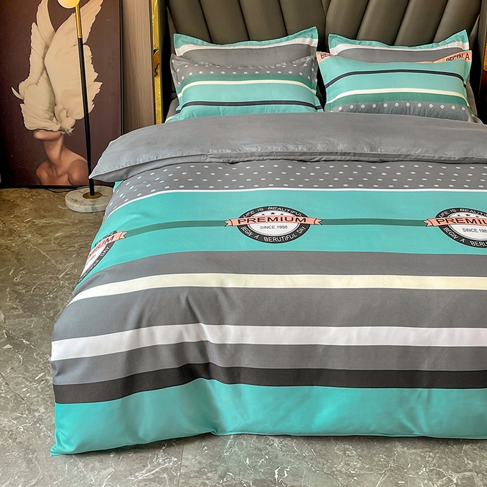 91家纺网 家纺一手货源 找家纺 （总）文黛2025新款植物羊绒小版花四件套-场景2