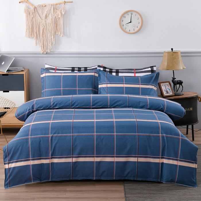 91家纺网 家纺一手货源 找家纺 （总）文黛2025新款植物羊绒小版花四件套-场景一